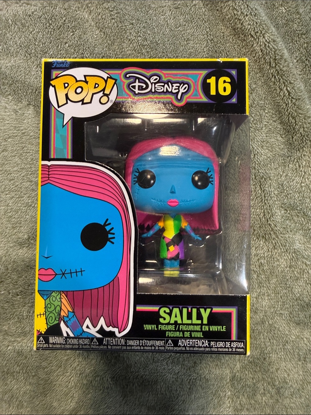 Funko Pop! Disney: The Nightmare Before Christmas Sally Blacklight vinyl